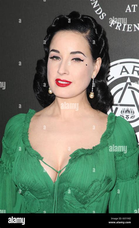 Santa Monica Ca 6th Jan 2018 Dita Von Teese At Art Of Elysium S