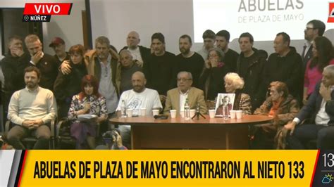 Abuelas De Plaza De Mayo Anunci El Hallazgo Del Nieto