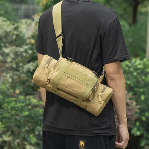 Bolsa Pochete Bag De Ombro Transversal Militar Tática Shopee Brasil