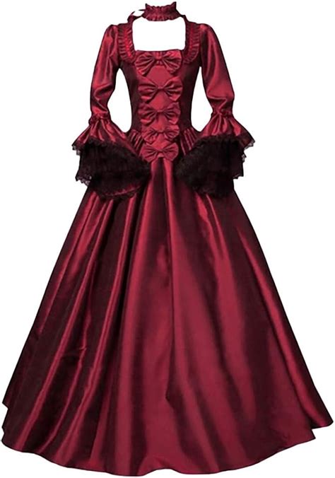 Ccoofhhc Regina Vintage Medievale Abito Da Donna Medievale Costume