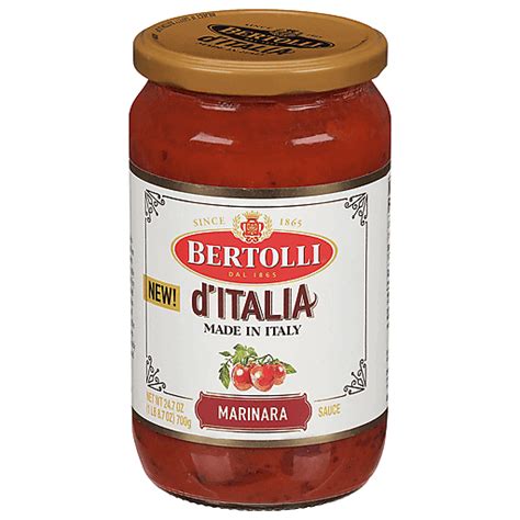 Bertolli D Italia Marinara Sauce Oz Jar Upc Go Upc