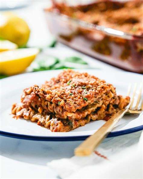 Favorite Vegan Lasagna Recipe (Easy & Dairy Free!) – A Couple Cooks