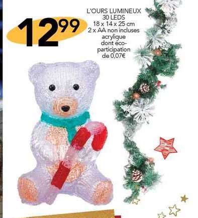 Promo L Ours Lumineux Leds Chez Stokomani Icatalogue Fr