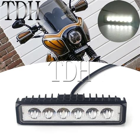 Barra De Luz Led Para Motocicleta Faro Delantero Auxiliar Antiniebla