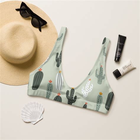 Western High Waisted Bikini Cactus Bikini Arizona Etsy