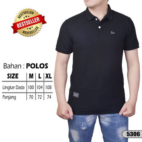 Detail Polo Shirt Hitam Polos Koleksi Nomer 34