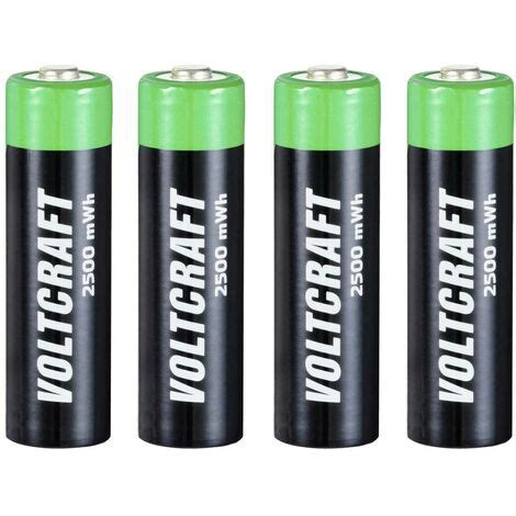 Voltcraft Hr Pile Rechargeable Lr Aa Nizn Mwh Mah V