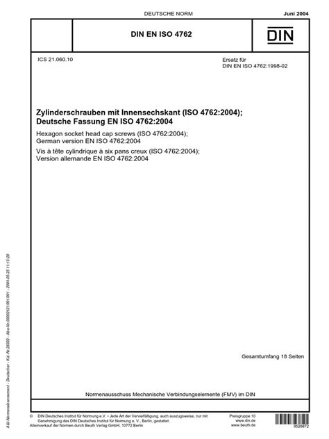 Din en Iso 4762 PDF | PDF
