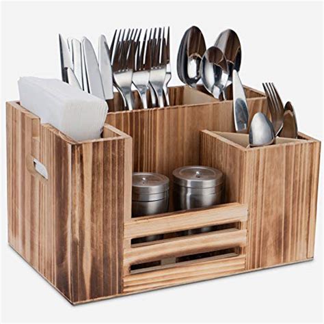 Utensil Caddy Silverware Caddy Cutlery Caddy Wooden Cutlery Want It All