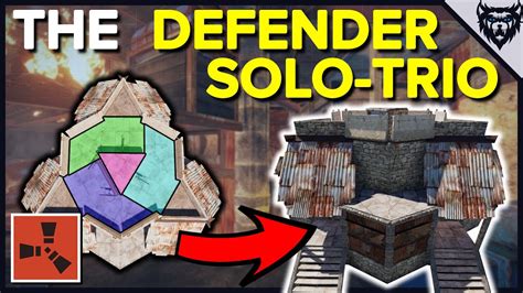 Rust Base Design Strong Solo Trio Base Rust Base Building