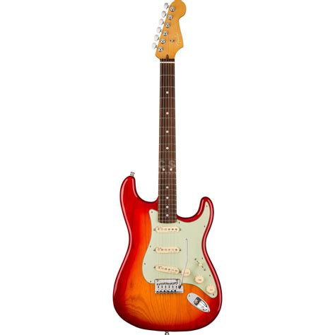 Fender American Ultra Stratocaster Rw Plasma Red Burst Music Store Professional