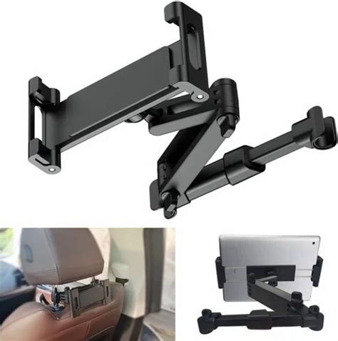 Car Headrest Mount Stretchable Car Backseat Seat Mount Tablet Headrest