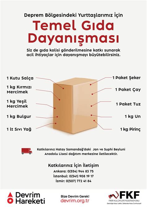 Baran Kaya on Twitter RT Devrim Hareketi Temel Gıda Dayanışması