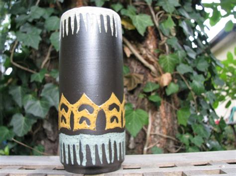 Mid Century Vase D Mler Breiden Er Jahre Ethno Etsy