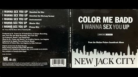 Color Me Badd 4 I Wanna Sex You Up Master Mix Remix Cd Single