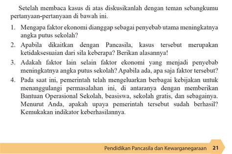 TUGAS Kelompok 1 1 Faktor Penyebab Meningkatnya Angka Putus Sekolah