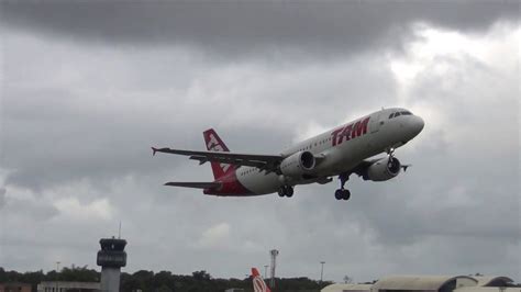 Decolagem Em Joinville Airbus A320 Latam Pr Myk 29092018 Youtube