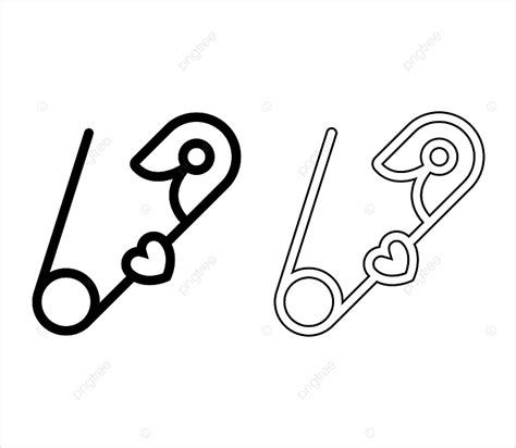 Diaper Pin Icon Safety Spring Loincloth Metal Shrivastava Png And