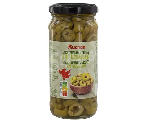 Producto Alcampo Aceitunas Verdes En Rodajas 105 G