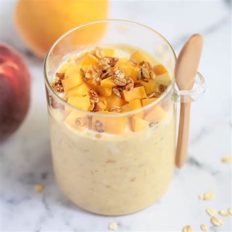 Tropical Overnight Oats Easy Vegan Meal Plan