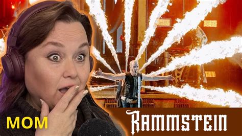 Mom Reacts To Rammstein Du Hast Live Paris What A Show Youtube