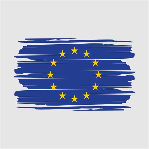 European Flag Brush Vector 20471473 Vector Art at Vecteezy