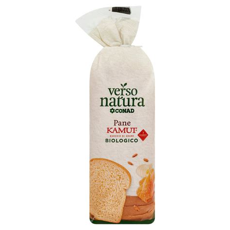 Pane Kamut Biologico Fette G Verso Natura Conad Conad