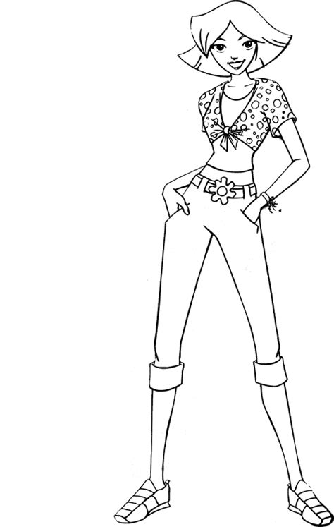 Totally Spies 29017 Cartoons Free Printable Coloring Pages