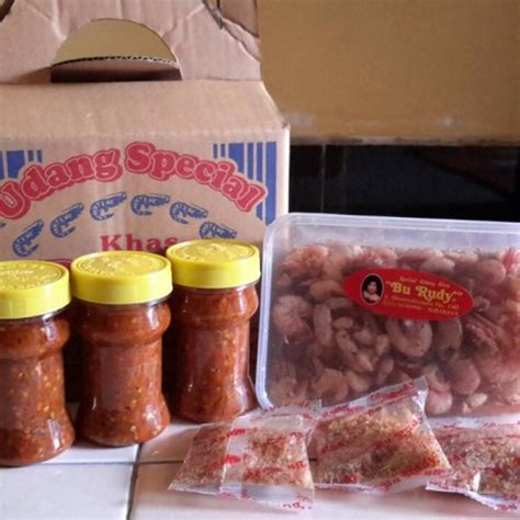 Jual Sambal Bu Rudi Paket Besar Udang Crispy Sambal Bawang Bu Rudy