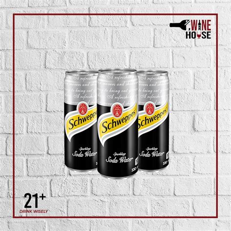 Jual Schweppes Soda Water Can 330ml X 3 Kaleng Shopee Indonesia