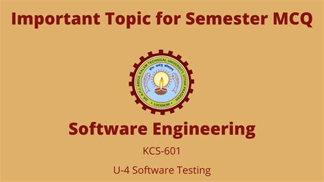 Software Engineering Aktu Software Engineering Mcq Aktu Software