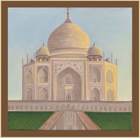 Original Oil Painting: Taj Mahal | Etsy