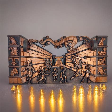 Pok A Tok Mayan Ball Game Etsy