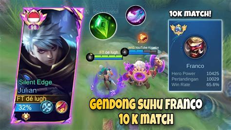 Lagi Solo Rank Santai Eh Ketemu Global Franco K Match Auto Mode