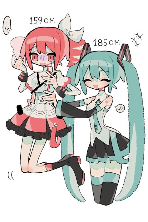 Hatsune Miku Kasane Teto And Kasane Teto Vocaloid And 2 More Drawn