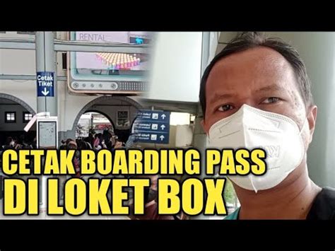 CARA CETAK TIKET KAI ATAU BOARDING PASS DI MESIN CHECK IN STASIUN