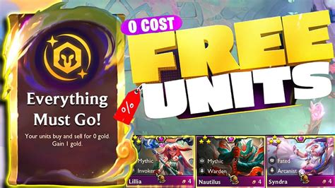 Everything Must Go Free Cost Champion Star Tft Set Youtube