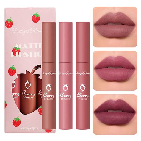 3 Piece Nude Matte Lipstick S B0BXKDKWNB Encarguelo