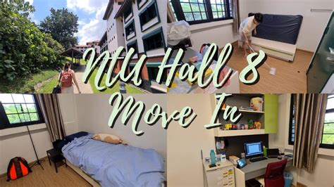 NTU Hall 8 Move In NTU VLOG Glxnngxh YouTube