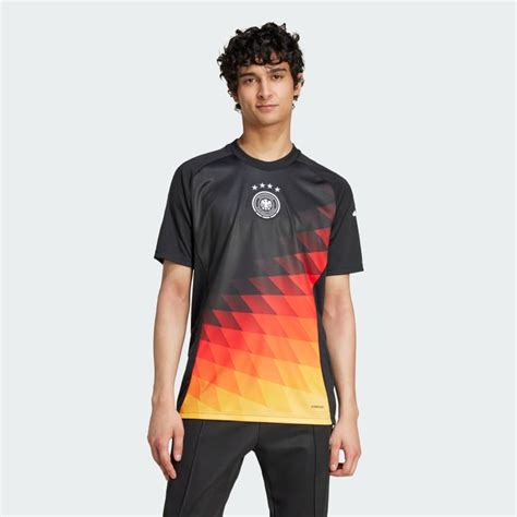 Adidas Germany Pre Match Jersey Black Adidas Deutschland