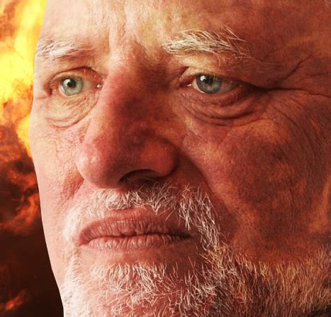 Hide The Pain Harold Face Png