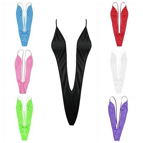 Women Halter Swimsuit Bathing Bra Micro Mini G String Thong Bikini Suit Swimwear Ebay