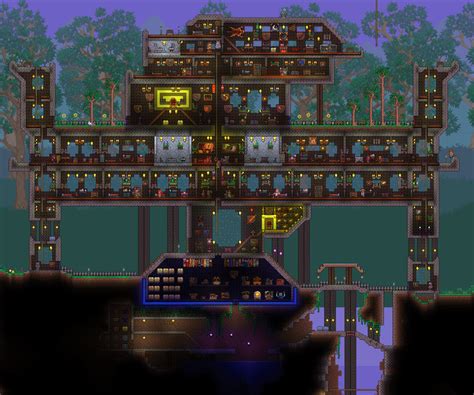 My Pre Hardmode Fortress Terraria