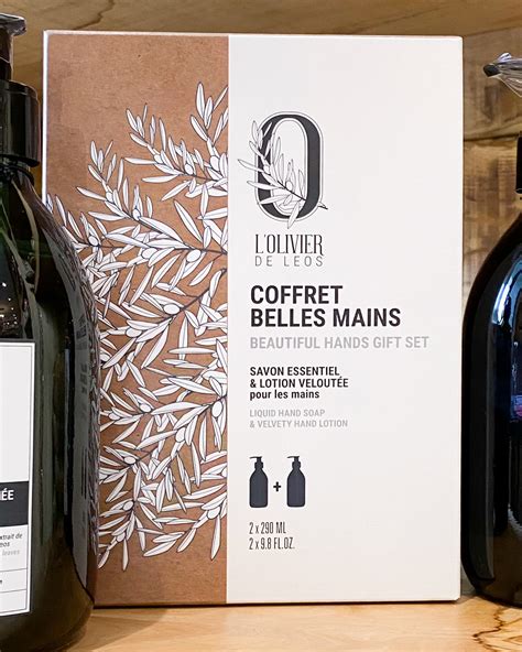 Coffret Belles Mains Du Domaine De Leos Olive Et Raisin