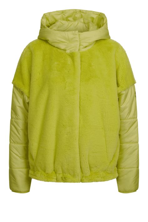 Steppjacke Mit Body Aus Pl Sch Lunar Lime Jacke Sportalm Goldig