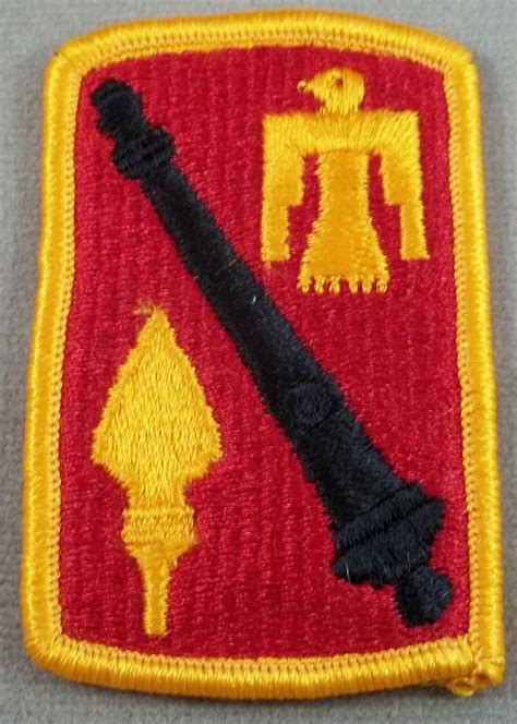 Us Army Th Field Artillery Brigade Full Color Merrowed Edge Patch