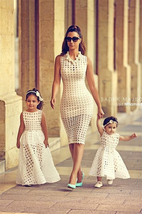 Mom And Daughters Matching Dress Fashion Fabulous Mother Daughter