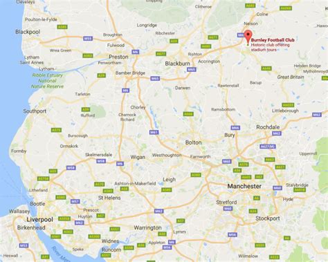 Map Of Football Stadiums In England | secretmuseum