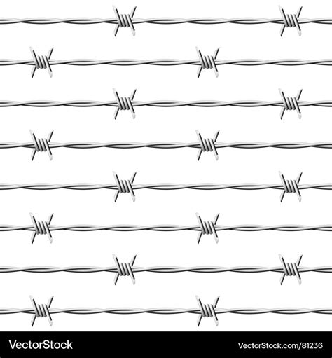 Barbed Wire Seamless Pattern Royalty Free Vector Image