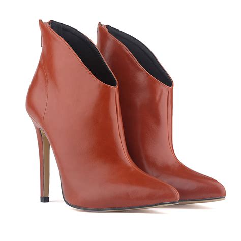 Pointed Toe High Heel Ankle Boots On Luulla